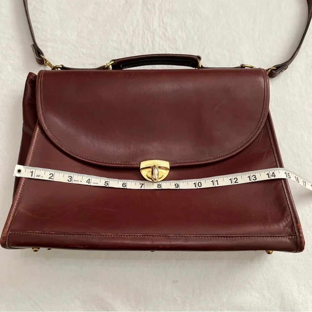 Jack Georges Leather Briefcase Bag